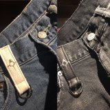 BACKBONE  レザーパッチジーン・スキニー・ライトフェード/ブラック　入荷しました