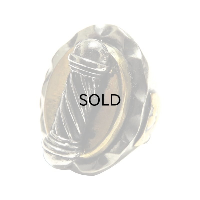 画像1: REPOP MFG バーバーリング#2 SLV925&BRASS (BARBAR RING#2) (1)