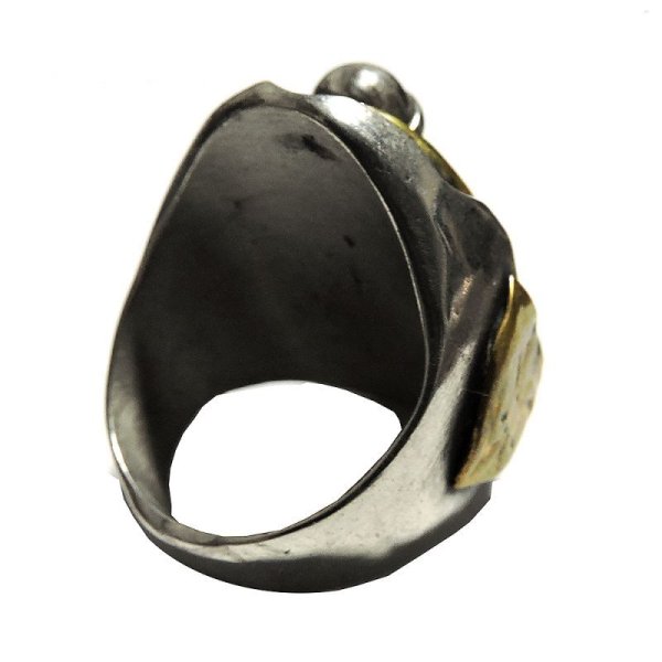 画像3: REPOP MFG バーバーリング#2 SLV925&BRASS (BARBAR RING#2)