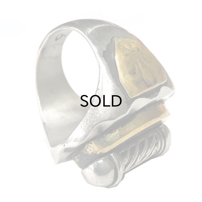 画像5: REPOP MFG バーバーリング#2 SLV925&BRASS (BARBAR RING#2) (5)