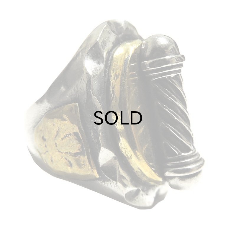 画像4: REPOP MFG バーバーリング#2 SLV925&BRASS (BARBAR RING#2) (4)