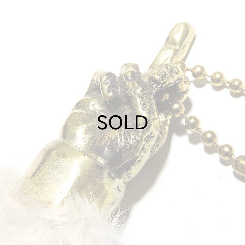 画像4: REPOP MFG ラビットフットキーチェーン・ファックヘッド SLV925&BRASS (4)