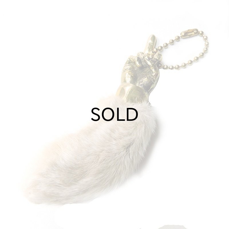 画像2: REPOP MFG ラビットフットキーチェーン・ファックヘッド SLV925&BRASS (2)