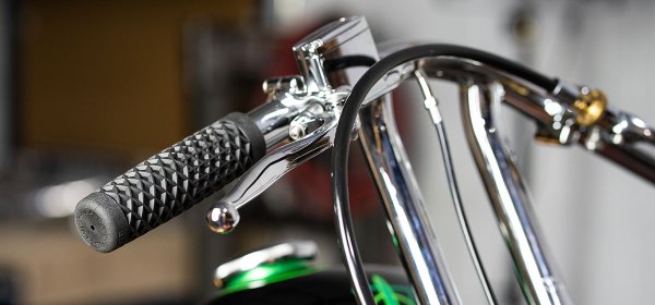 画像2: CULT(カルト）VANSxCULT MOTORCYCLE WAFFLE GRIP BLACK（ブラック） 1 or 7/8