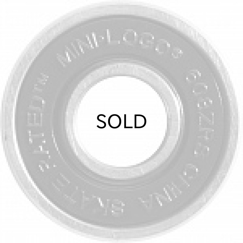画像2: MINI LOGO SKATEBOARD BEARINGS (ミニロゴ・ベアリングス)  SERIES 3 8MM SINGLE 8PK（シリーズ3 8mm シングル） (2)