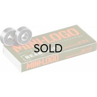 MINI LOGO SKATEBOARD BEARINGS (ミニロゴ・ベアリングス)  SERIES 3 8MM SINGLE 8PK（シリーズ3 8mm シングル）