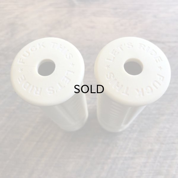 画像2: DicE MAGAZINE(ダイスマガジン）FTLR OG HANDLEBAR GRIPS - BONE WHITE(FTLRオリジナル・ハンドルバーグリップ・ボーンホワイト)