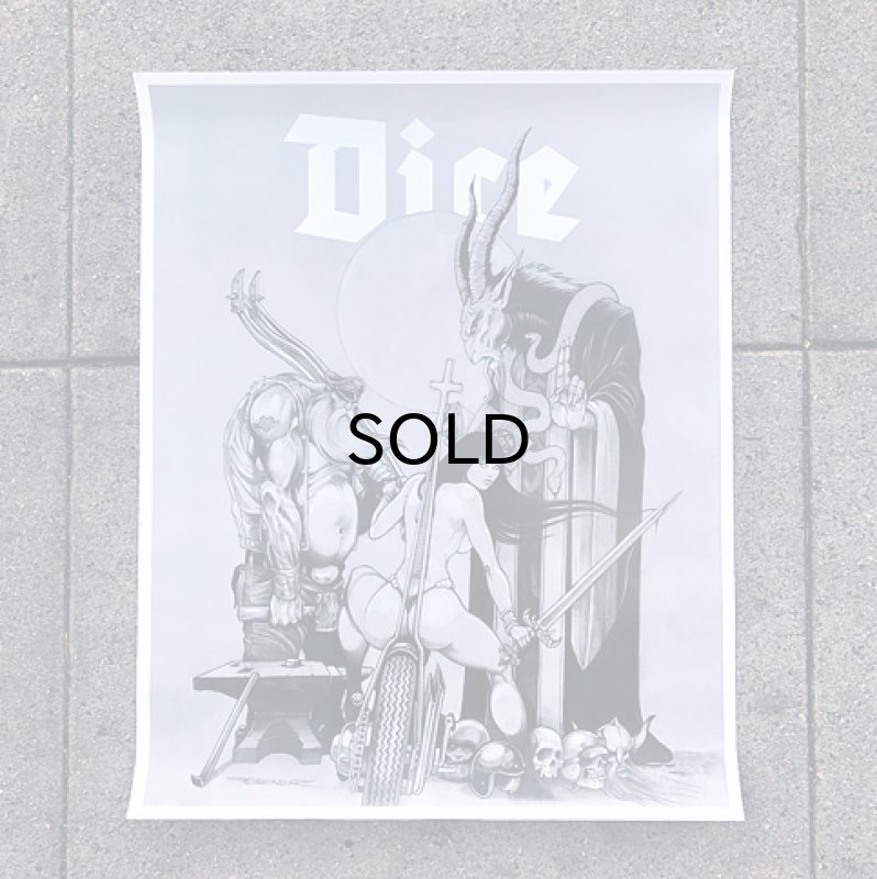 画像1: DicE MAGAZINE(ダイスマガジン）61Cover Poster(61カバー・ポスター) (1)