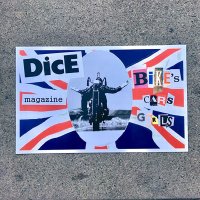 DicE MAGAZINE(ダイスマガジン）Bikes Cars Girls Poster(バイカーズカーズ・ガールズ・ポスター)