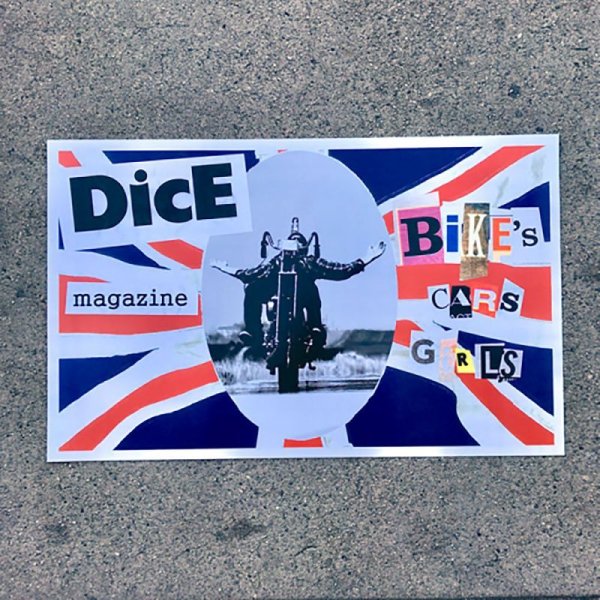 画像1: DicE MAGAZINE(ダイスマガジン）Bikes Cars Girls Poster(バイカーズカーズ・ガールズ・ポスター)