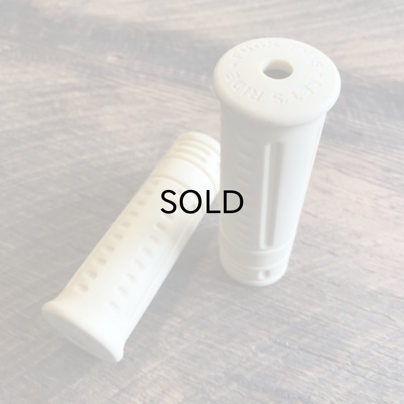 画像4: DicE MAGAZINE(ダイスマガジン）FTLR OG HANDLEBAR GRIPS - BONE WHITE(FTLRオリジナル・ハンドルバーグリップ・ボーンホワイト) (4)