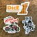 画像1: DicE MAGAZINE(ダイスマガジン）New DicE sticker pack（ニュー・ダイス・ステッカーパック) (1)