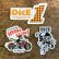 画像1: DicE MAGAZINE(ダイスマガジン）New DicE sticker pack（ニュー・ダイス・ステッカーパック) (1)