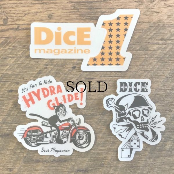画像1: DicE MAGAZINE(ダイスマガジン）New DicE sticker pack（ニュー・ダイス・ステッカーパック)