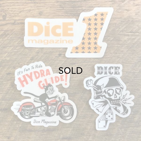 画像1: DicE MAGAZINE(ダイスマガジン）New DicE sticker pack（ニュー・ダイス・ステッカーパック)