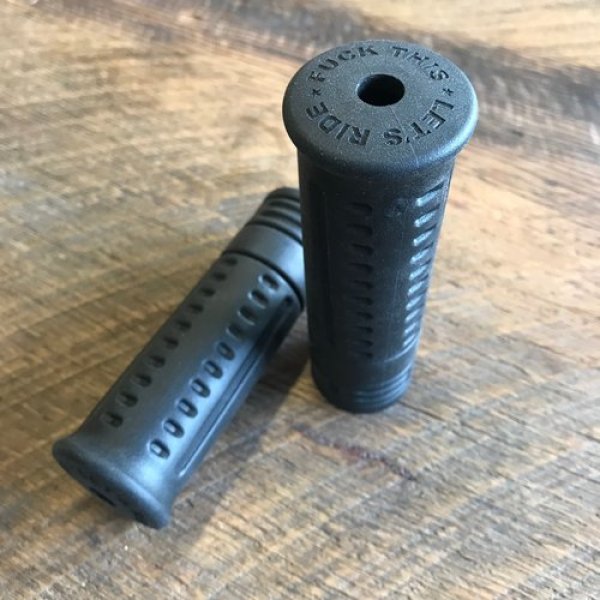 画像4: DicE MAGAZINE(ダイスマガジン）FTLR OG HANDLEBAR GRIPS - BLACK(FTLRオリジナル・ハンドルバーグリップ・ブラック)