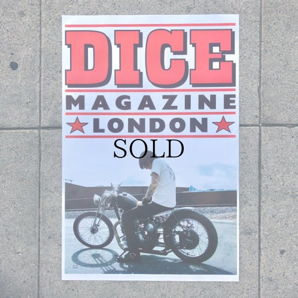 画像1: DicE MAGAZINE(ダイスマガジン）DicE London Poster(ダイス・ロンドン・ポスター)