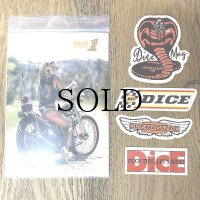 DicE MAGAZINE(ダイスマガジン）Assorted DicE Sticker pack(アソート・ダイス・ステッカーパック)