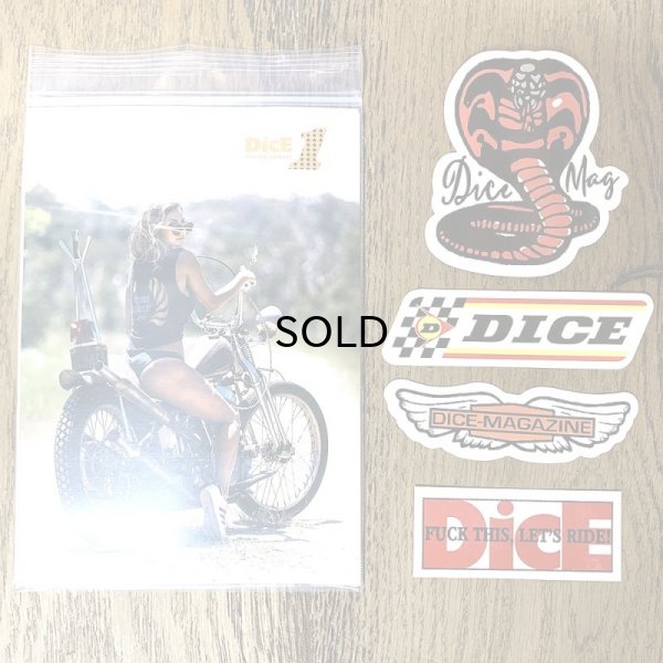 画像1: DicE MAGAZINE(ダイスマガジン）Assorted DicE Sticker pack(アソート・ダイス・ステッカーパック)