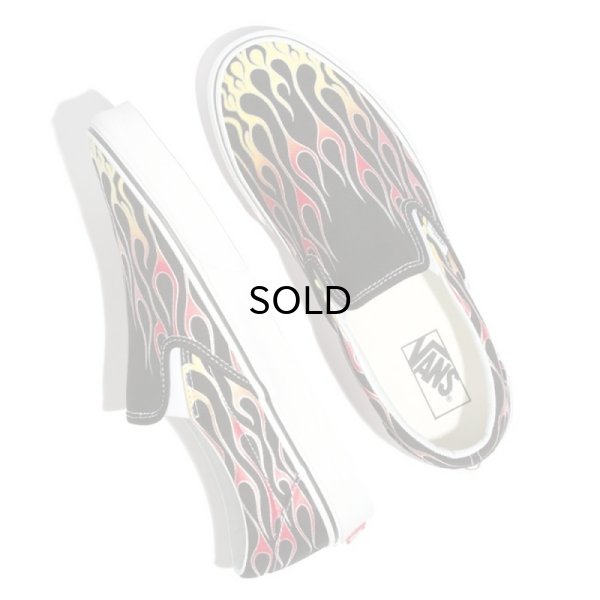 画像2: VANS（バンズ） CLASSIC SLIP-ON（クラッシック・スリップオン）MASH UP BLACK FLAMES