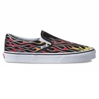 VANS（バンズ） CLASSIC SLIP-ON（クラッシック・スリップオン）MASH UP BLACK FLAMES