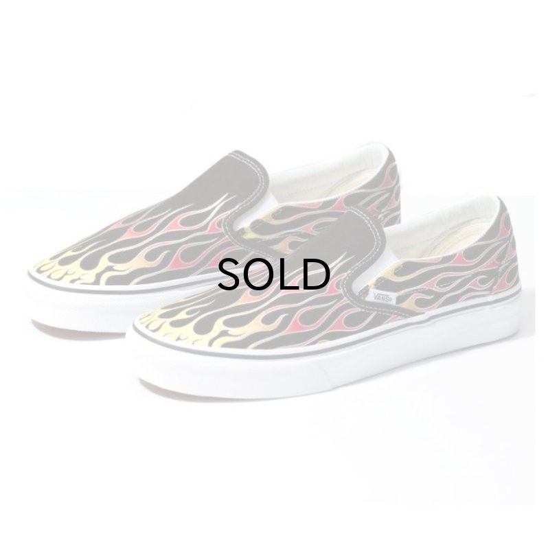 画像3: VANS（バンズ） CLASSIC SLIP-ON（クラッシック・スリップオン）MASH UP BLACK FLAMES (3)
