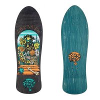 SANTA CRUZ(サンタクルーズ) スケボーデッキ・DRESSEN PUP BLACK STAIN REISSUE DECK　9.5 x 29.44