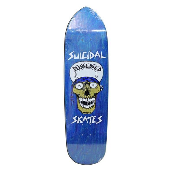 画像1: SUICIDAL　SKATEBOARD -スイサイダル・スケートボード-　PUNK POINT SKULL 8.75"