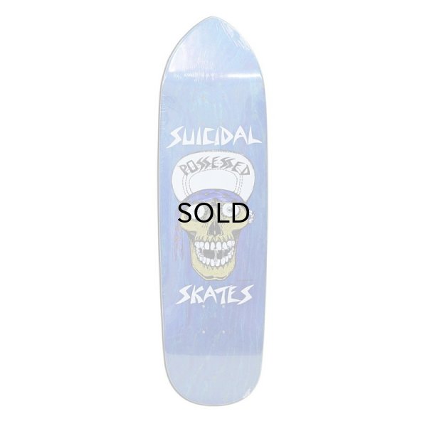 画像1: SUICIDAL　SKATEBOARD -スイサイダル・スケートボード-　PUNK POINT SKULL 8.75"