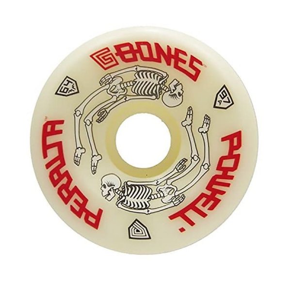 画像1: POWELL PERALTE (パウエルペラルタ) Gボーン 97A/64MM(WHITE)
