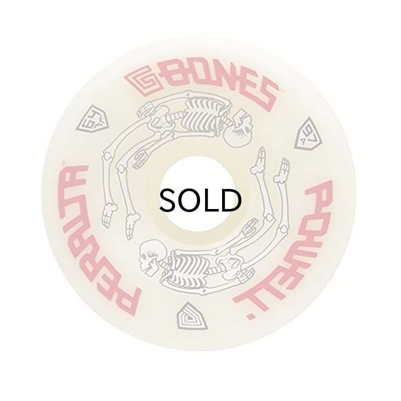 画像1: POWELL PERALTE (パウエルペラルタ) Gボーン 97A/64MM(WHITE) (1)