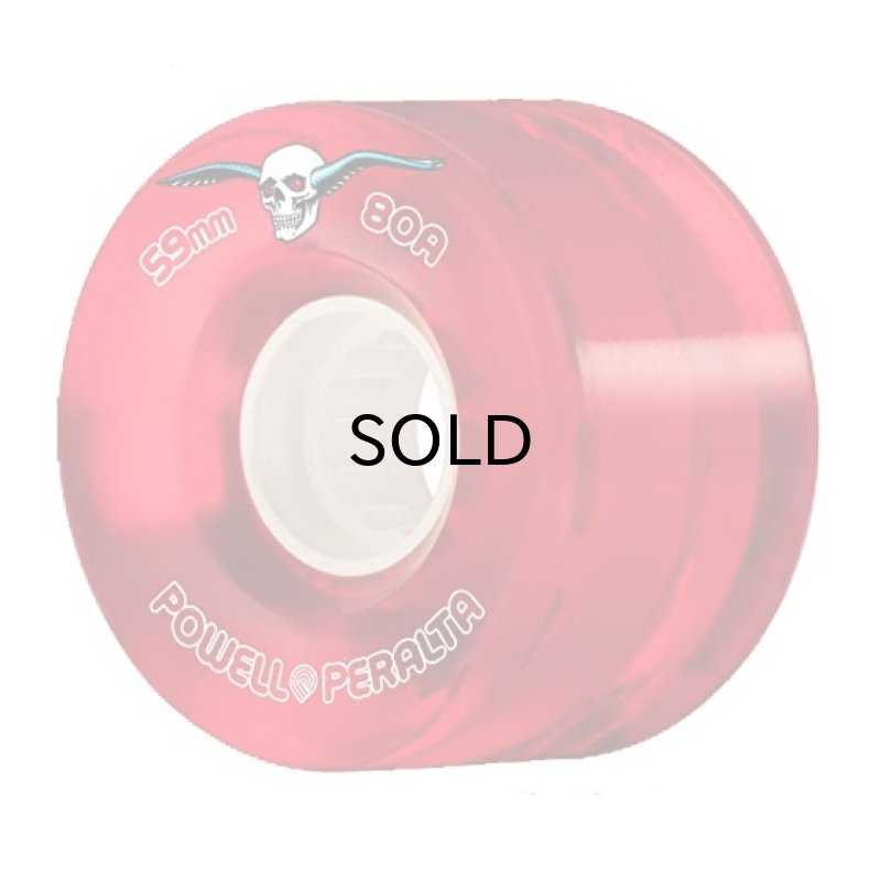 画像1: POWELL PERALTE (パウエルペラルタ) クリア・クルーザー 80A/59MM(RED) (1)