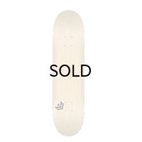 MINI LOGO SKATEBOARD DECK (ミニロゴ・デッキ)  ミリタント・デッキ・ナチュラル　7.5"