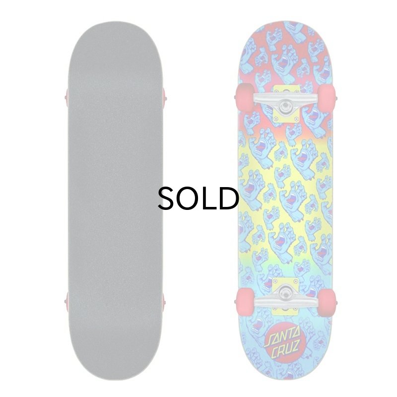 画像1: SANTA CRUZ(サンタクルーズ) スケボーデッキ・コンプリート・ハンズオールオーバー7.8 (1)