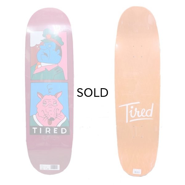 画像1: TIRED SKATEBOARDS (タイレッド スケートボード)COP AND RAT 1989 【9.7】