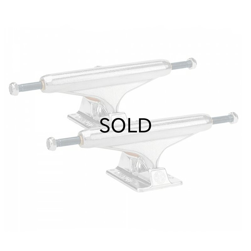 画像1: INDEPENDENT TRUCK（インディペンデント・トラック）ステージ11 FOGET TITANIUM STANDARD SILVER159（前後セット） (1)