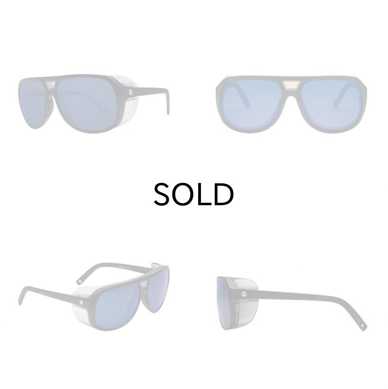 画像2: ELECTRIC サングラス・STACKER (MAT BLACKL / BULE POLAR) (2)