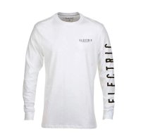 ELECTRIC(エレクトリック）UNDER VOLT L/S TEE WHITE(アンダーボルト・ロングスリーブTシャツ・ホワイト）
