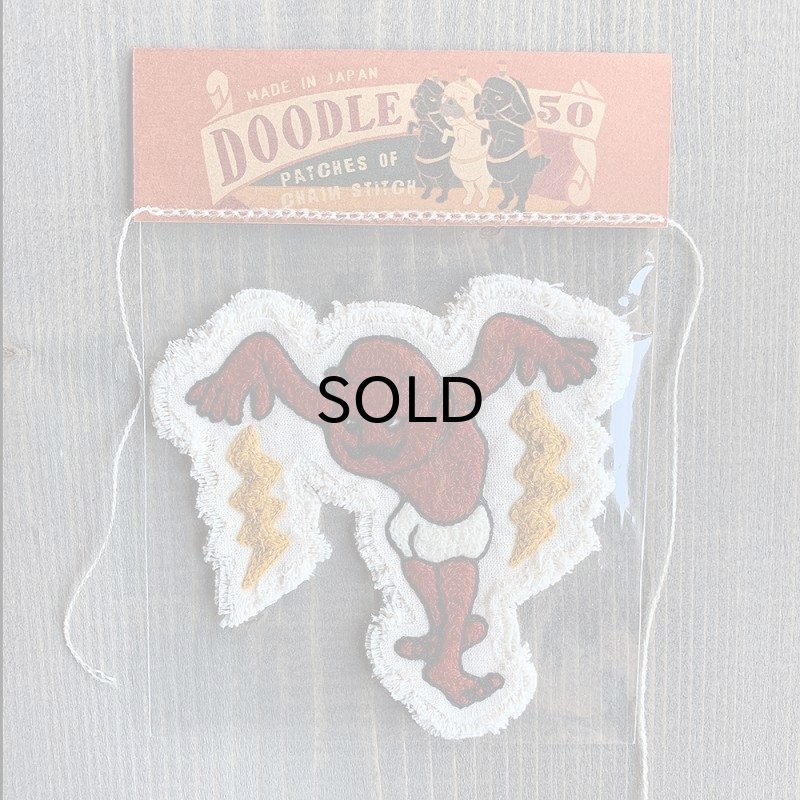 画像1: doodle50 （ドゥードゥル50）Patches Lightning devil (1)