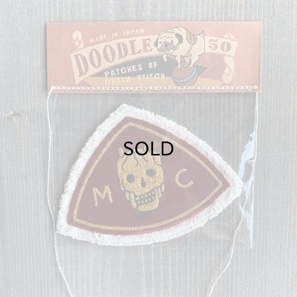 画像1: doodle50 （ドゥードゥル50）Patches Skull MC