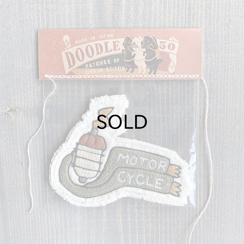 画像1: doodle50 （ドゥードゥル50）Patches MOTOR CYCLE (1)
