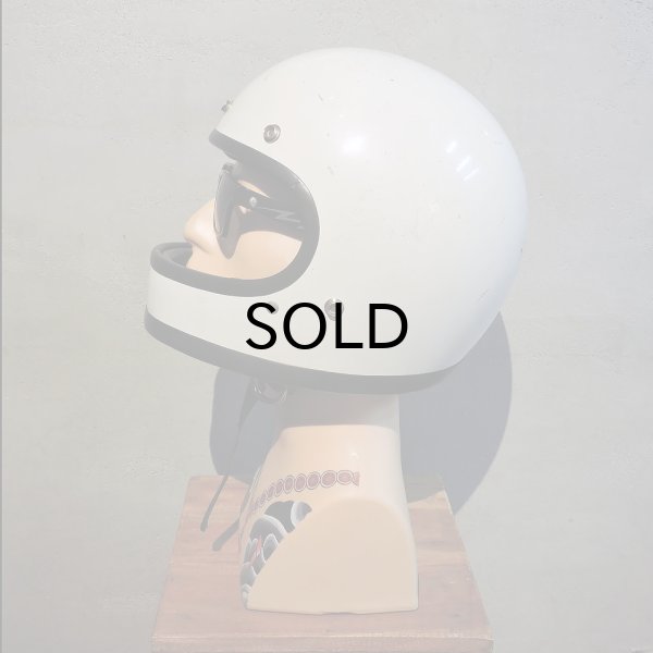 画像2: Vintage Helmet（ビンテージヘルメット）BELL STAR 120 WHITE 60cm【内装リペア済み】 (2)