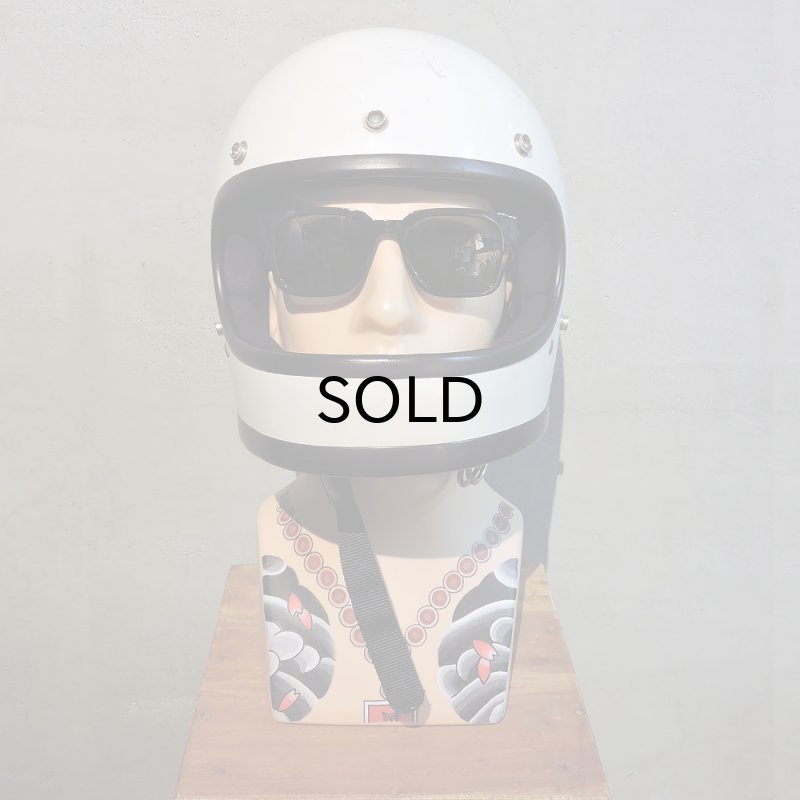 画像8: Vintage Helmet（ビンテージヘルメット）BELL STAR 120 WHITE 60cm【内装リペア済み】 (8)