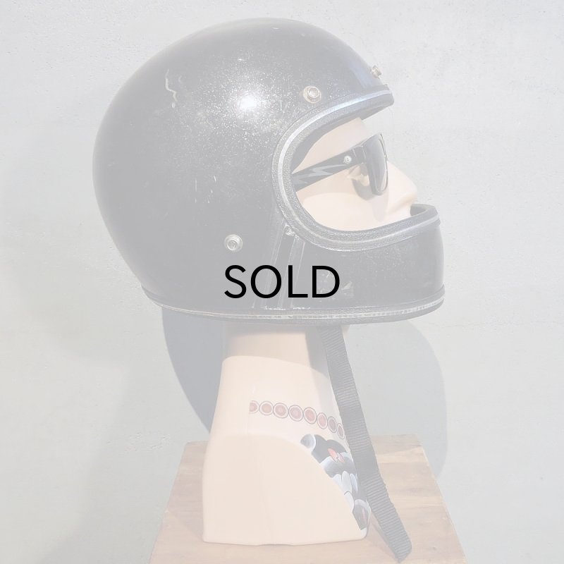 画像6: Vintage Helmet（ビンテージヘルメット）GRANT RG-9 BLACK FLAKE 60cm【内装リペア済み】 (6)