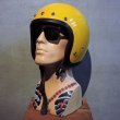 画像1: Vintage Helmet（ビンテージヘルメット）BELL MAGUNUM3 1975年SNELL DOT YELLOW 62cm【内装リペア済み】 (1)