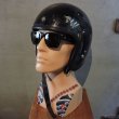 画像1: Vintage Helmet（ビンテージヘルメット）DAIEI H-50 1970年代 ダークグリーン・フレーク 58〜60cm【内装リペア済み】 (1)