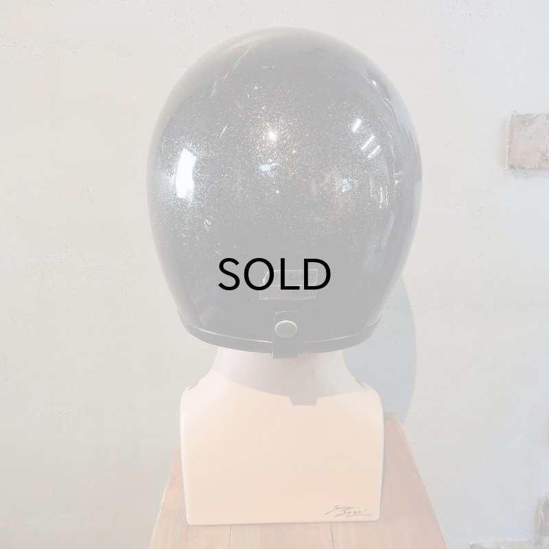 画像5: Vintage Helmet（ビンテージヘルメット）DAIEI H-50 1970年代 ダークグリーン・フレーク 58〜60cm【内装リペア済み】 (5)