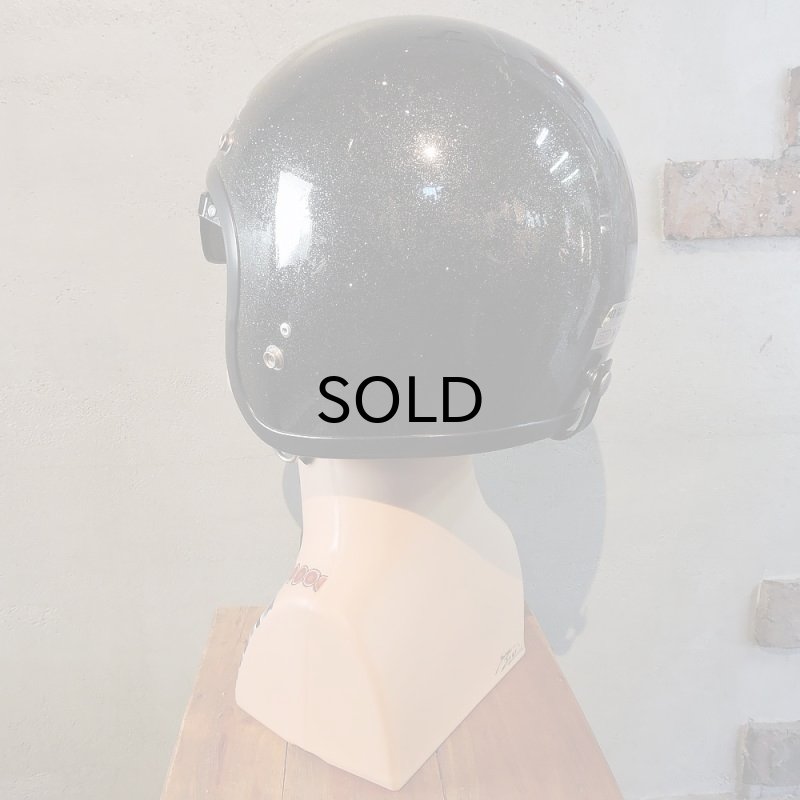 画像6: Vintage Helmet（ビンテージヘルメット）DAIEI H-50 1970年代 ダークグリーン・フレーク 58〜60cm【内装リペア済み】 (6)