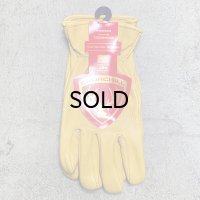 CHURCHILL GLOVE（チャーチルグローブ）DEERHIDE GLOVE / GOLD(ディアハイド・グローブ/ゴールド）