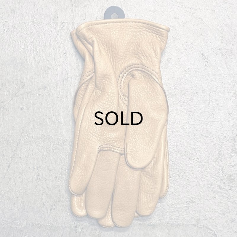 画像2: CHURCHILL GLOVE（チャーチルグローブ）DEERHIDE GLOVE / TONGUE(ディアハイド・グローブ/タン） (2)